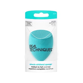 REAL TECHNIQUES Спонж для макияжа / Real Techniques Sponge+ Miracle Airblend Sponge, фото 3
