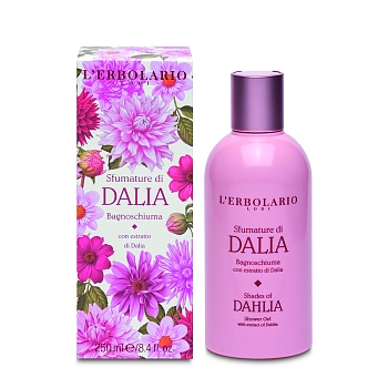 LERBOLARIO Гель для душа с ароматом георгина / Shades of Dahlia Shower Gel 250 мл, фото 2