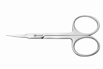 KAIZER Ножницы маникюрные для кутикулы, закругленные, матовые, ручная алмазная заточка, фото 2