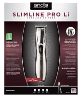 ANDIS Триммер для стрижки волос D-8 Slimline Pro 0.1 мм, аккумуляторно-сетевой, 4 насадки, 2.45 W, фото 5