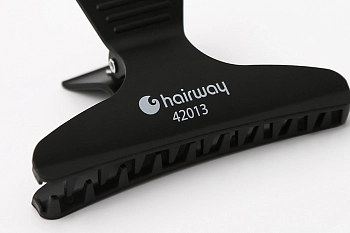 HAIRWAY Зажим бабочка, черный / Hairway 12 шт, фото 3