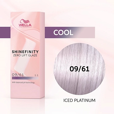 WELLA 09/61 гель-крем краска для волос / WE Shinefinity 60 мл