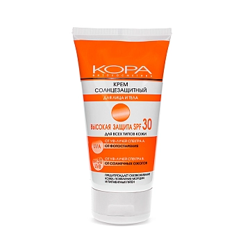 KORA Крем солнцезащитный для лица и тела SPF 30 150 мл, фото 3