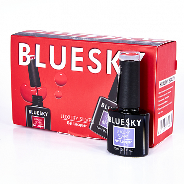 BLUESKY LV210 гель-лак для ногтей / Luxury Silver 10 мл
