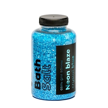 FABRIK COSMETOLOGY Соль для ванны / NEON BLAZE Crystal blue 500 гр