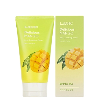 L.SANIC Пенка для умывания очищающая с экстрактом манго / L.Sanic 150 мл, фото 2