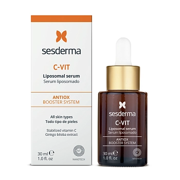 SESDERMA Сыворотка липосомальная с витамином С / C-VIT Liposomal serum 30 мл, фото 2