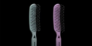 SOLOMEYA Расческа для распутывания волос, черная / Detangler Hairbrush for Wet & Dry Hair Black Aesthetic