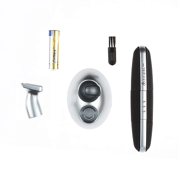 DEWAL PROFESSIONAL Машинка для стрижки в носу и ушах, 2 ножевых блока (черная), фото 10