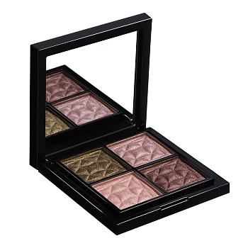 LARTE DEL BELLO Палетка теней, 07 оливково-коричневая / QUADRO ELEGANTO give a glam 8 гр, фото 2