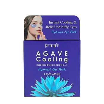 PETITFEE Патчи гидрогелевые с охлаждающим эффектом для области вокруг глаз / Agave Cooling Hydrogel Eye Mask 60 шт, фото 4
