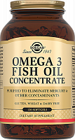 Концентрат рыбьего жира Омега-3, капсулы № 120, SOLGAR