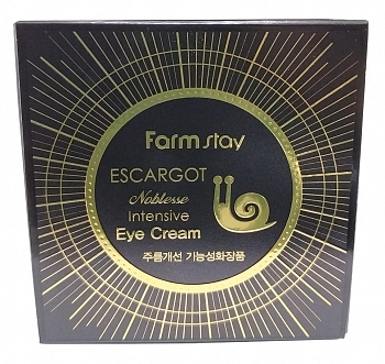 FARMSTAY Крем антивозрастной с муцином королевской улитки для области вокруг глаз / ESCARGOT NOBLESSE 50 г, фото 3
