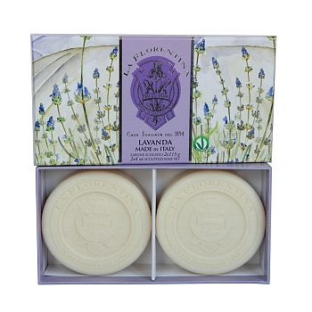 LA FLORENTINA Набор мыла лаванда / Lavender 2*115 гр, фото 2