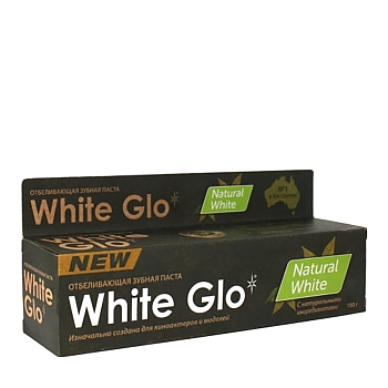 WHITE GLO Паста зубная отбеливающая натуральная белизна / White Glo 100 гр, фото 4