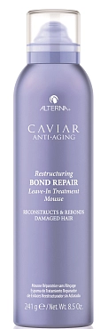 ALTERNA Мусс интенсивный для восстановления структуры волос / Caviar Anti-Aging Restructuring Bond Repair Leave-in Treatment Mousse 241 г