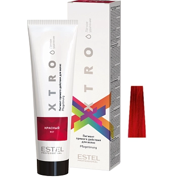 Пигмент прямого действия для волос, красный / XTRO WHITE 100 мл, ESTEL PROFESSIONAL