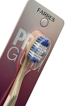 IWOU PROFESSIONAL Зубная щетка со спиралевидной щетиной бежевая/FARRES PRO GUM, фото 2