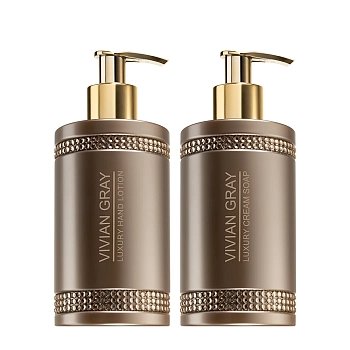 VIVIAN GRAY Набор для рук Коричневый кристалл (крем-мыло 250 мл + лосьон 250 мл) Vivian Gray Set Brown Crystal, фото 2