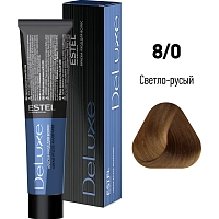 ESTEL PROFESSIONAL 8/0 краска для волос, светло-русый / DELUXE 60 мл, фото 2