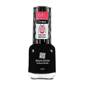 20 лак для ногтей гелевый, черный / GEL FORMULA 12 мл