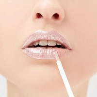 MAKE UP FACTORY Блеск с эффектом влажных губ, 10 молочно-розовый перламутр / High Shine Lip Gloss 6,5 мл, фото 3