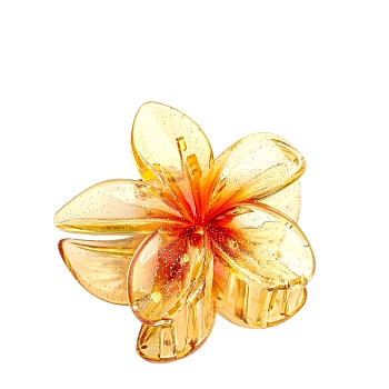 Заколка-краб цветок, цвет в ассортименте / KosmoShtuchki