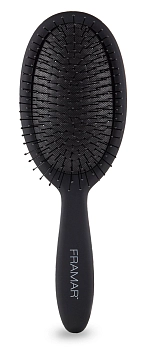 FRAMAR Щетка распутывающая для волос Снова в черном / Detangle Brush Black To The Future 1 шт, фото 1