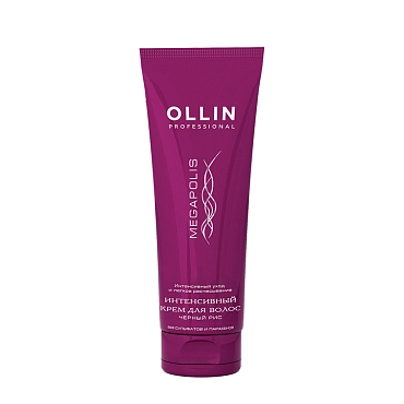 OLLIN PROFESSIONAL Крем интенсивный на основе черного риса для волос / MEGAPOLIS 250 мл