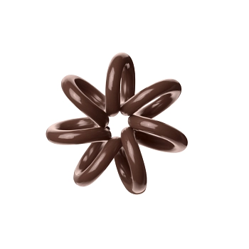 INVISIBOBBLE Резинка для волос / invisibobble NANO Pretzel Brown (с подвесом), фото 2