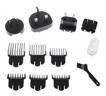 ANDIS Триммер для стрижки волос BTF3 Slimline 0.1 мм, аккумуляторно-сетевой, 6 насадок, 2.45 W, фото 5