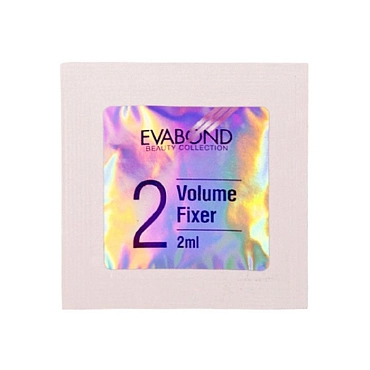 EVABOND Саше для ламинирования ресниц и бровей с составом / №2 Volume Fixer, 2 мл
