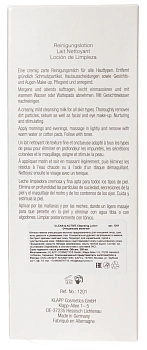KLAPP Молочко очищающее для лица / CLEAN & ACTIVE 250 мл, фото 3