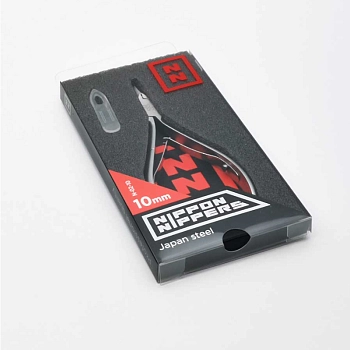 NIPPON NIPPERS Кусачки для кутикулы, двойная пружина, матовые, лезвие 10 мм, фото 4
