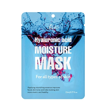 Маска-салфетка для лица с гиалуроновой кислотой / Thinkco Hyaluronic Acid Moisture Mask 23 мл