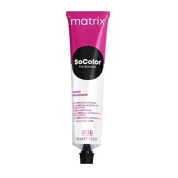 MATRIX 7A краситель перманентный аммиачный, блондин пепельный / SoColor Pre-Bonded 90 мл, фото 2