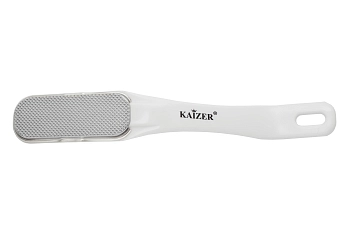 KAIZER Терка педикюрная металлическая, изогнутая, цвет ассорти, фото 2