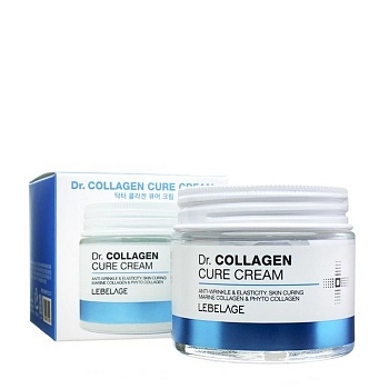 LEBELAGE Крем придающий эластичность для лица с коллагеном / Lebelage Dr.Collagen Cure Cream 70 мл, фото 2