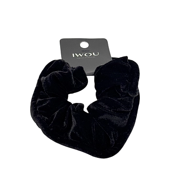 Резинка для волос Люкс черная 14см 1шт