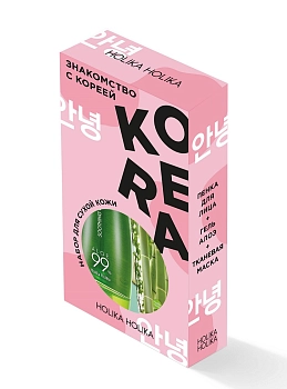 HOLIKA HOLIKA Набор для ухода за сухой кожей лица Знакомство с Кореей (гель 250 мл, пенка 120 мл, тканевая маска 20 мл) Holika Holika, фото 2