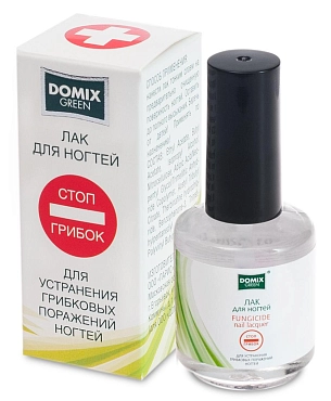 DOMIX Лак для устранения грибковых поражений ногтей Стоп грибок / DGP 17 мл