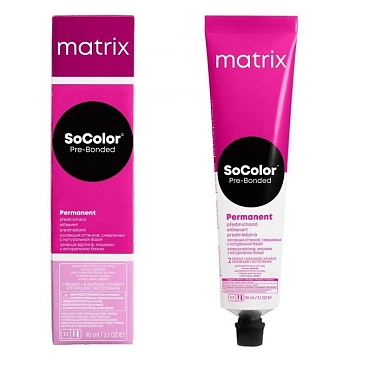 MATRIX 4MA крем-краска стойкая для волос, шатен мокка пепельный / SoColor 90 мл