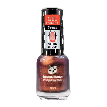 97 лак для ногтей гелевый, темно-сиреневый с золотистым шиммером / GEL FORMULA 12 мл