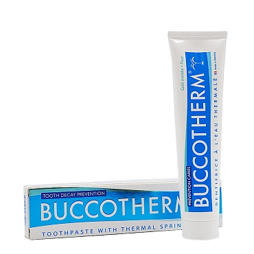 BUCCOTHERM Паста зубная против кариеса с термальной водой / BUCCOTHERM 75 мл