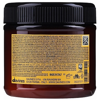 DAVINES SPA Маска питательная восстанавливающая / Nourishing NATURAL TECH 250 мл, фото 3