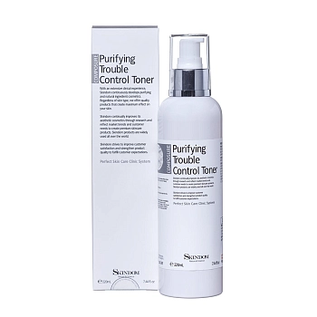 SKINDOM Тоник очищающий для проблемной кожи / PURIFYING TROUBLE CONTROL TONER 220 мл, фото 2