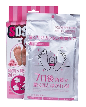 SOSU Носочки для педикюра с ароматом розы / Perorin 2 пары, фото 2