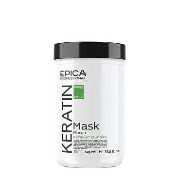 EPICA PROFESSIONAL Маска для реконструкции и глубокого восстановления волос / Keratin Pro 1000 мл, фото 1