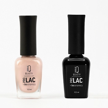 IQ BEAUTY 093лак для ногтей укрепляющий с биокерамикой / Nail Polish PROLAC+bioceramics 12,5 мл, фото 6