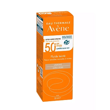 AVENE Флюид солнцезащитный тонирующий SPF 50+ / Suncare 50 мл, фото 3